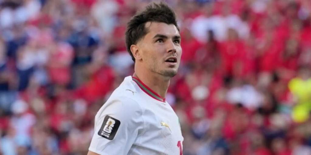 Brahim Diaz sous le maillot du Maroc refusant le transfert à la Juventus