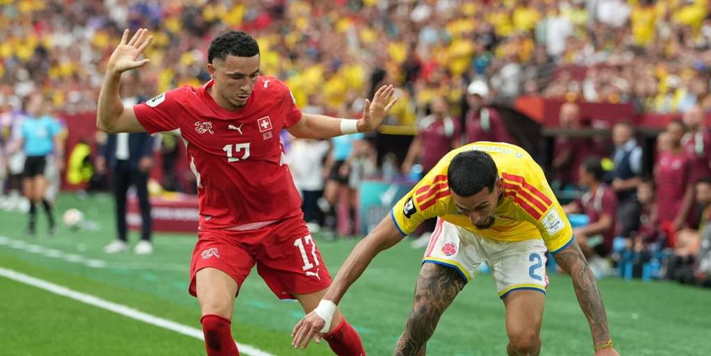 La joie des joueurs de la Suisse après la qualification face à la Colombie aux tirs au but