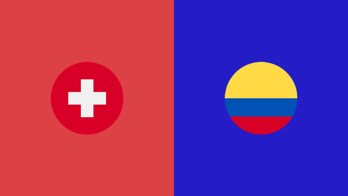 Match de football entre la Suisse et la Colombie pour la Coupe du Monde 2026