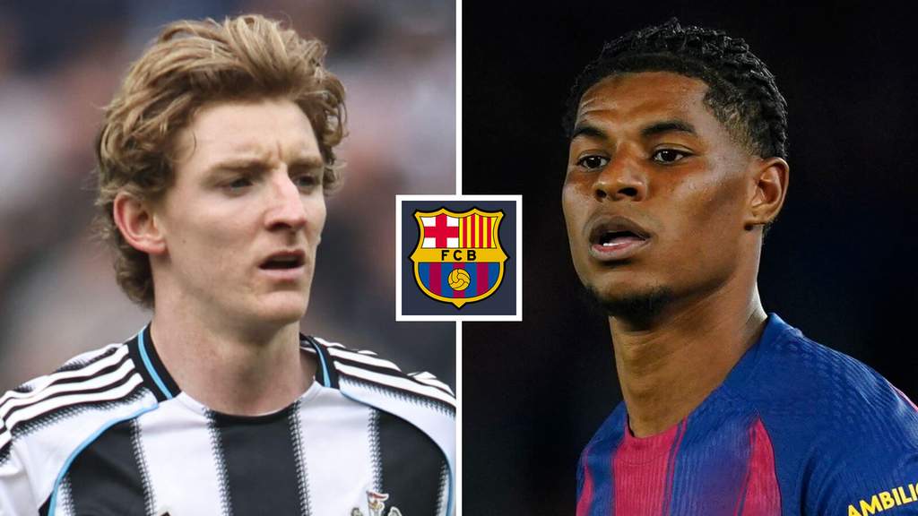 Anthony Gordon and Marcus Rashford targeted by Barcelona during the summer transfer window.