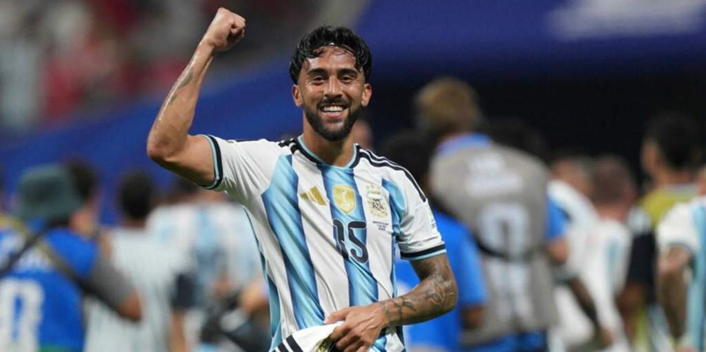Nico Gonzalez sous le maillot de l'Argentine durant la Coupe du monde 2026.