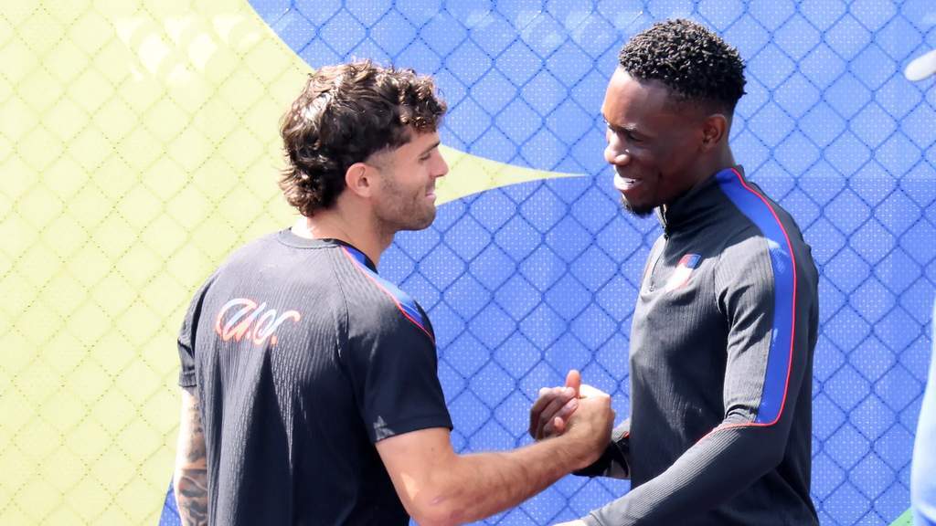 Folarin Balogun sous le maillot de l'USMNT lors de la Coupe du Monde de la FIFA.